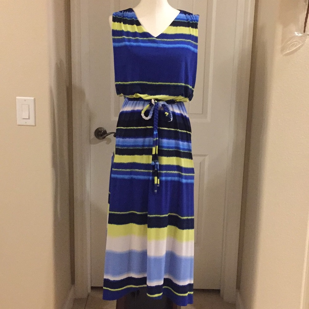 Summer colorfully beachy maxi dress from Chico